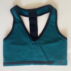 New Balance Green Women’s Small Activewear Racerback Sports Bra